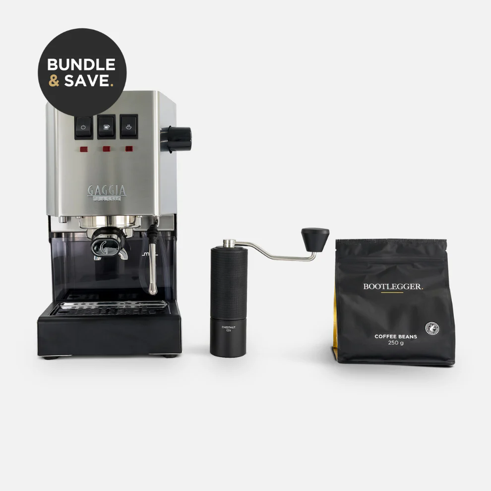 Gaggia Classic & C2S Hand Grinder + Free 250g